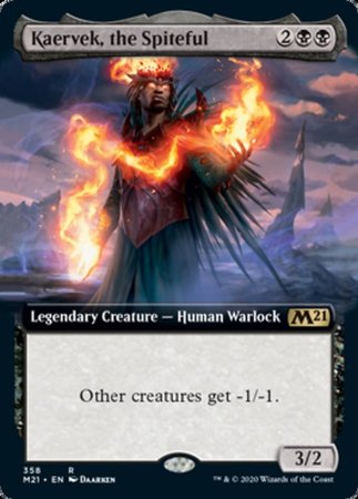 Kaervek, the Spiteful (Extended Art) [Core Set 2021] | Exor Games Truro