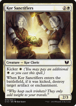 Kor Sanctifiers [Commander 2015] | Exor Games Truro