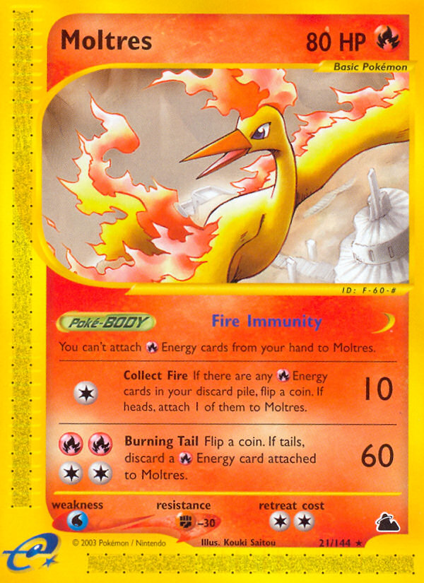 Moltres (21/144) [Skyridge] | Exor Games Truro