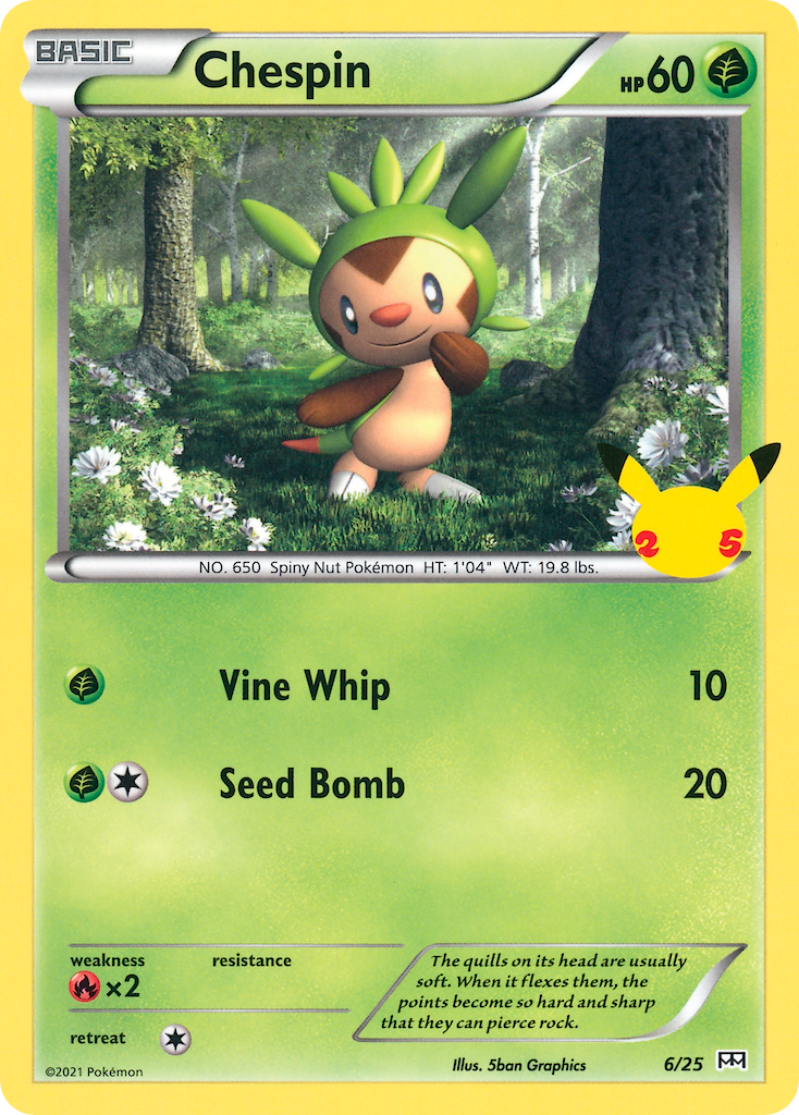 Chespin (6/25) [McDonald's 25th Anniversary] | Exor Games Truro