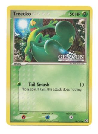 Treecko (70/106) (Gen Con The Best Four Days in Gaming Promo) [EX: Emerald] | Exor Games Truro