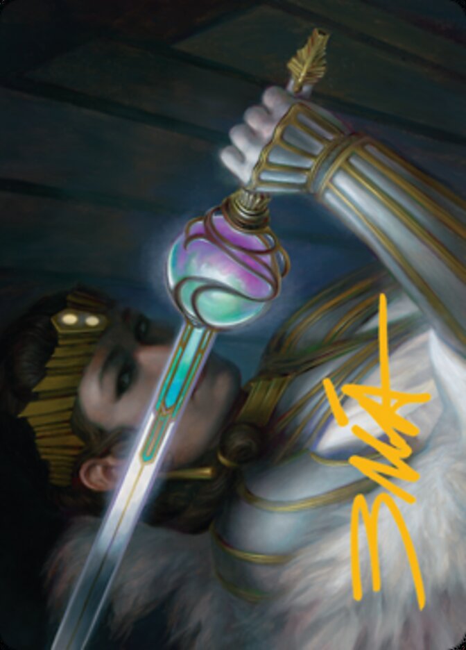Luxior, Giada's Gift Art Card (Gold-Stamped Signature) [Streets of New Capenna Art Series] | Exor Games Truro