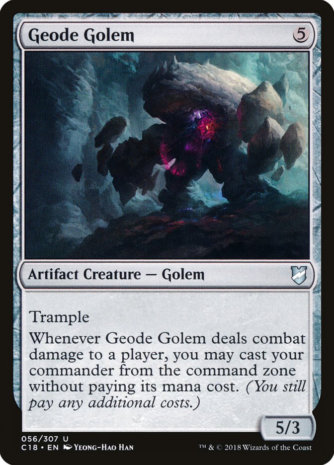 Geode Golem [Commander 2018] | Exor Games Truro