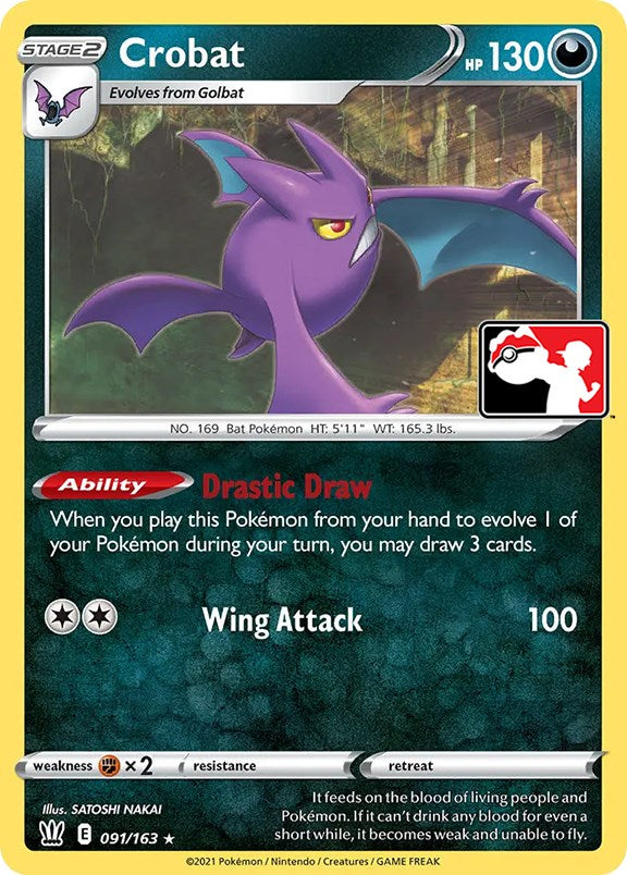 Crobat (091/163) [Prize Pack Series One] | Exor Games Truro