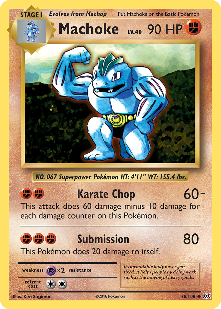 Machoke (58/108) [XY: Evolutions] | Exor Games Truro