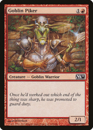 Goblin Piker [Magic 2011] | Exor Games Truro