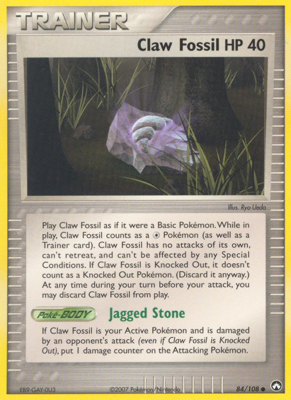 Claw Fossil (84/108) [EX: Power Keepers] | Exor Games Truro