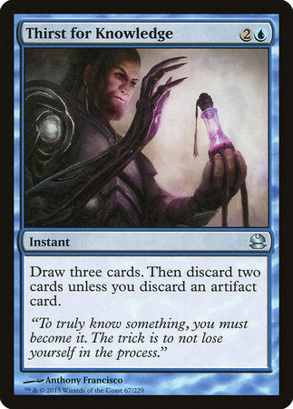Thirst for Knowledge [Modern Masters] | Exor Games Truro