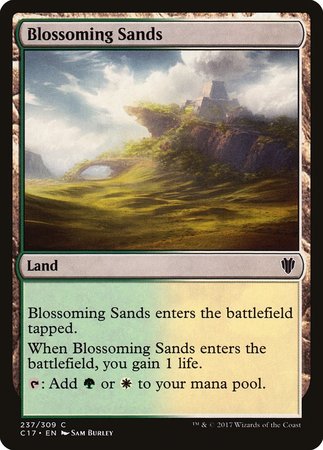 Blossoming Sands [Commander 2017] | Exor Games Truro