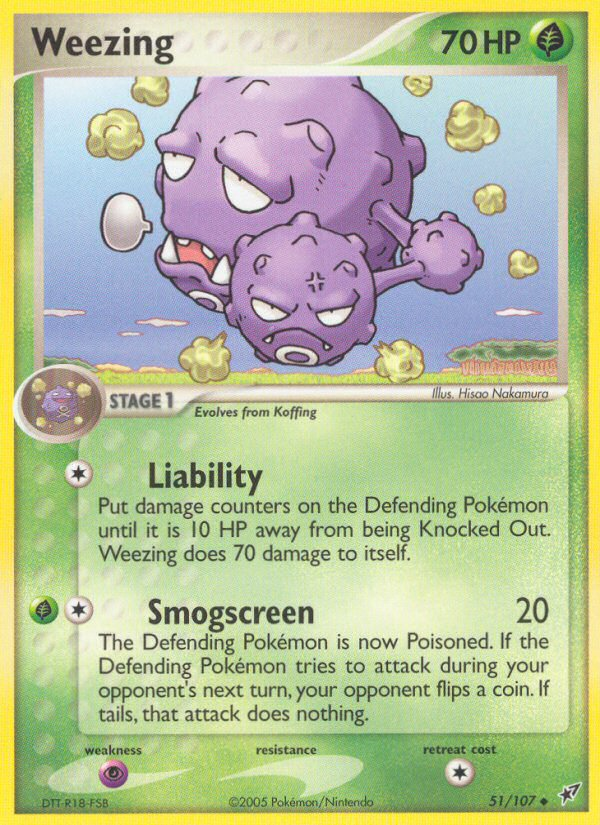 Weezing (51/107) [EX: Deoxys] | Exor Games Truro