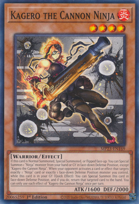 Kagero the Cannon Ninja [MP23-EN169] Common | Exor Games Truro