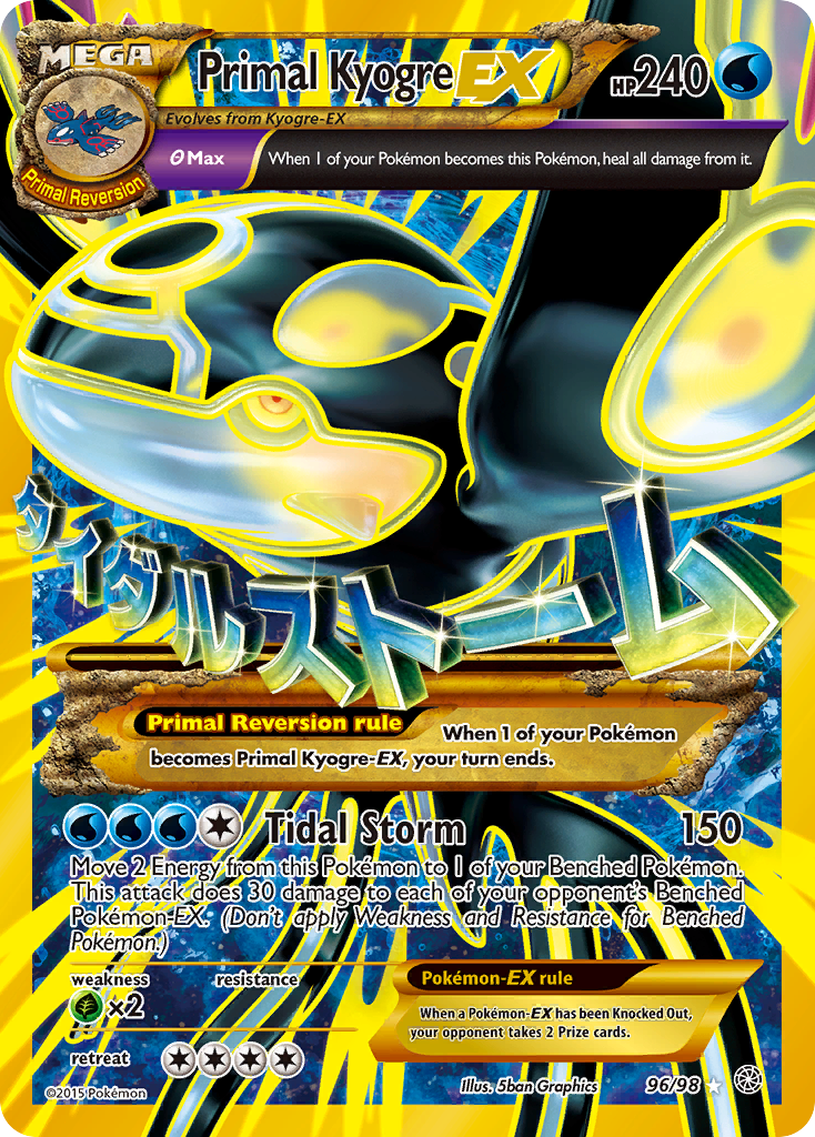 Primal Kyogre EX (96/98) [XY: Ancient Origins] | Exor Games Truro