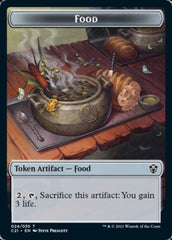 Food // Saproling Token [Commander 2021 Tokens] | Exor Games Truro