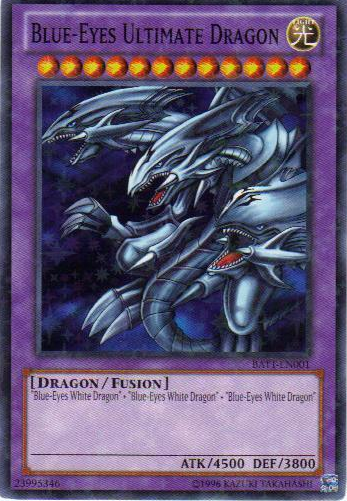 Blue-Eyes Ultimate Dragon [BATT-EN001] Starfoil Rare | Exor Games Truro