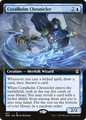 Coralhelm Chronicler (Extended Art) [Zendikar Rising] | Exor Games Truro