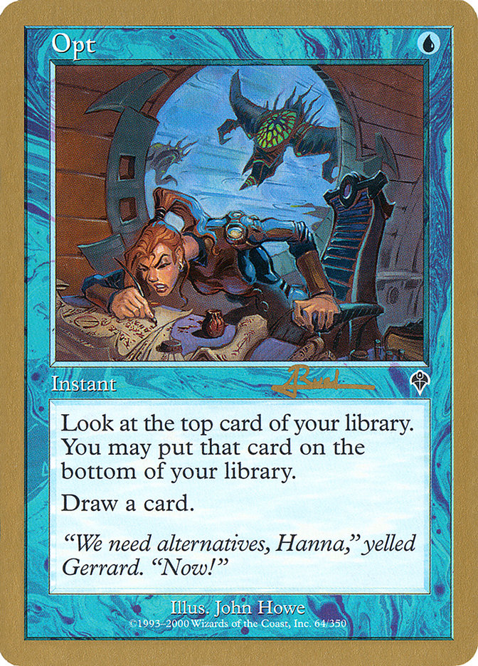 Opt (Antoine Ruel) [World Championship Decks 2001] | Exor Games Truro