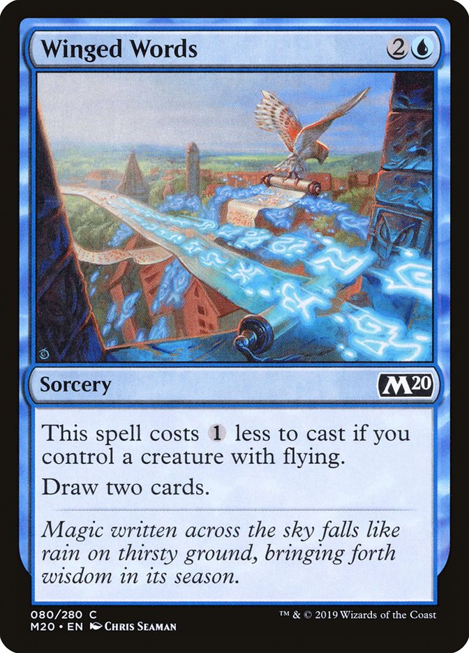 Winged Words [Core Set 2020] | Exor Games Truro