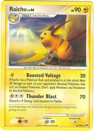 Raichu (27/99) (Prerelease Promo) [Nintendo: Black Star Promos] | Exor Games Truro