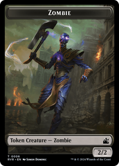 Goblin (0008) // Zombie Double-Sided Token [Ravnica Remastered Tokens] | Exor Games Truro