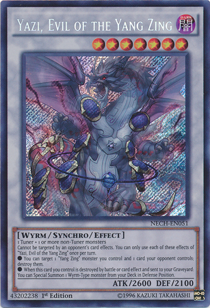 Yazi, Evil of the Yang Zing [NECH-EN051] Secret Rare | Exor Games Truro