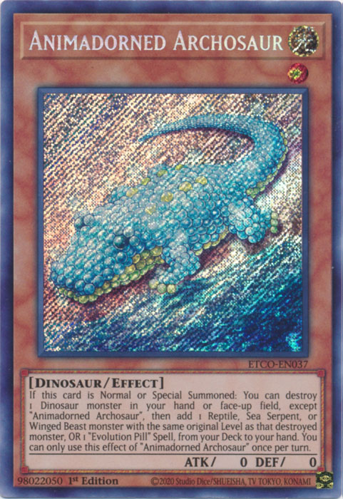 Animadorned Archosaur [ETCO-EN037] Secret Rare | Exor Games Truro