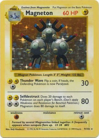 Magneton (9/102) [Base Set Shadowless Unlimited] | Exor Games Truro