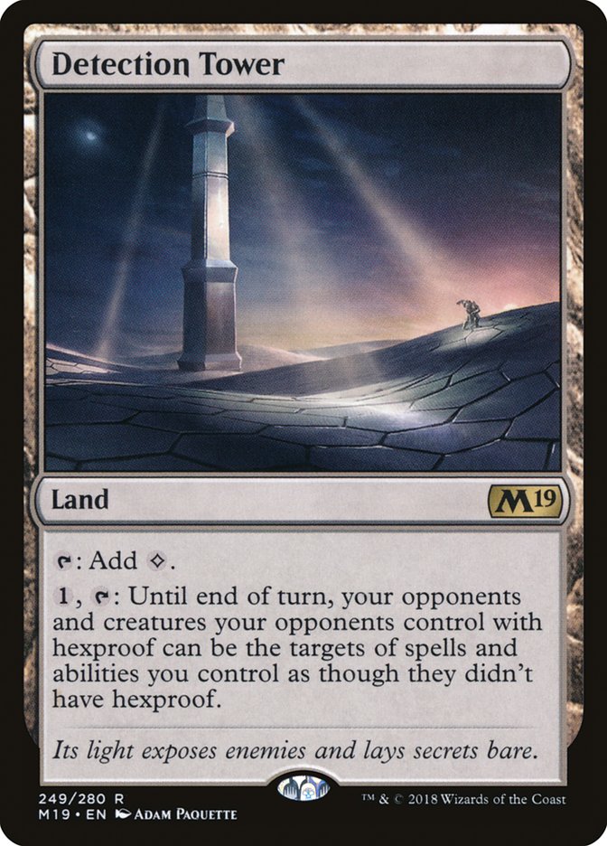 Detection Tower [Core Set 2019] | Exor Games Truro