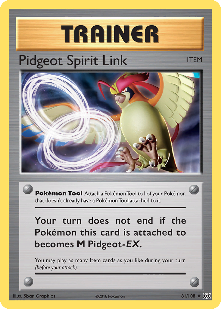 Pidgeot Spirit Link (81/108) [XY: Evolutions] | Exor Games Truro