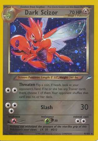 Dark Scizor (9/105) [Neo Destiny Unlimited] | Exor Games Truro