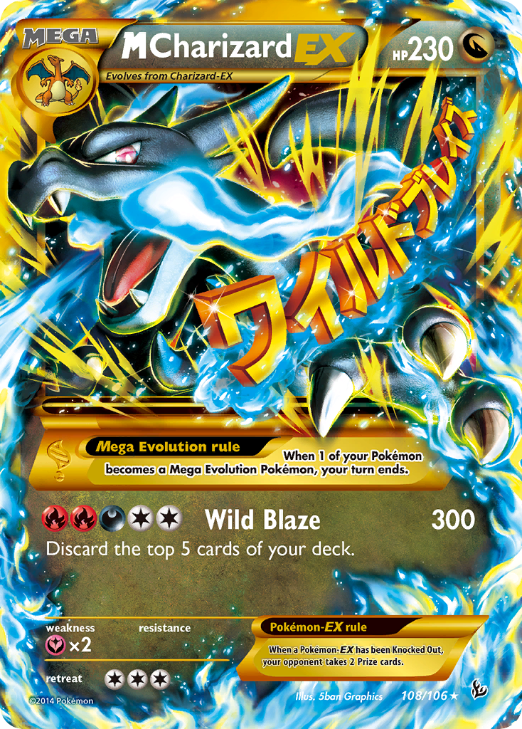 M Charizard EX (108/106) [XY: Flashfire] | Exor Games Truro