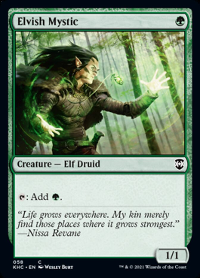 Elvish Mystic [Kaldheim Commander] | Exor Games Truro