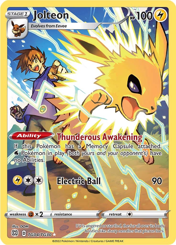 Jolteon (TG04/TG30) [Sword & Shield: Brilliant Stars] | Exor Games Truro