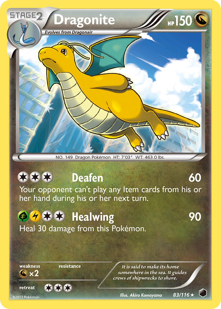 Dragonite (83/116) [Black & White: Plasma Freeze] | Exor Games Truro