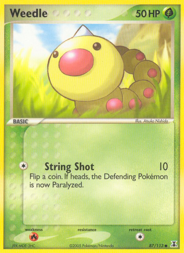 Weedle (87/113) [EX: Delta Species] | Exor Games Truro