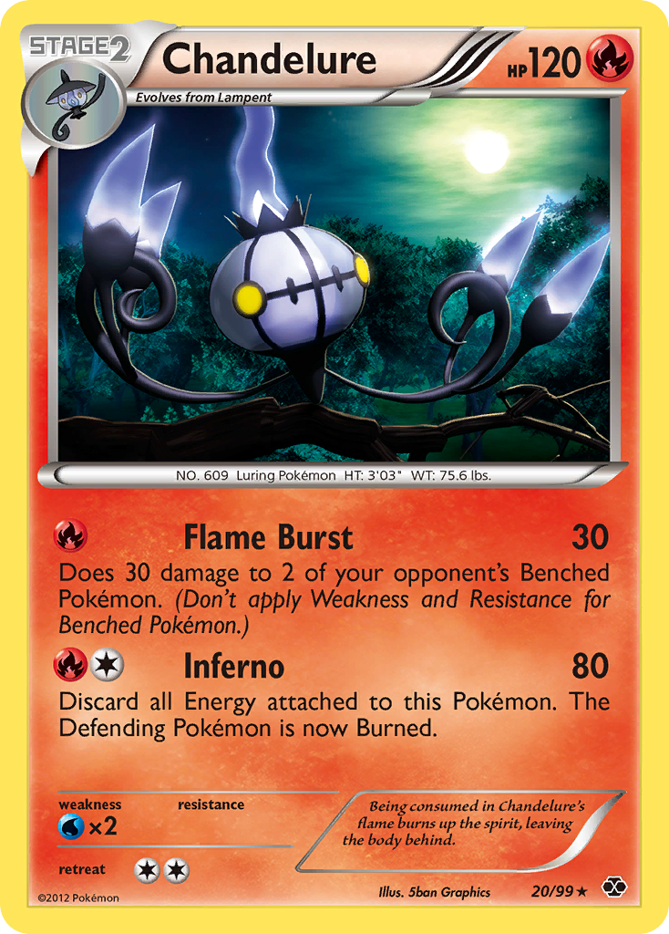 Chandelure (20/99) [Black & White: Next Destinies] | Exor Games Truro