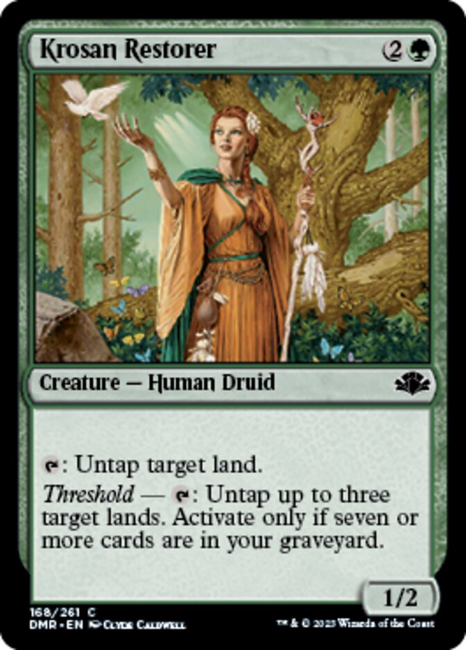 Krosan Restorer [Dominaria Remastered] | Exor Games Truro