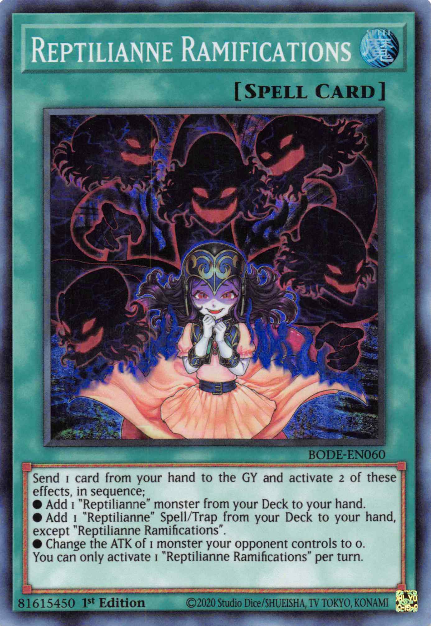 Reptilianne Ramifications [BODE-EN060] Super Rare | Exor Games Truro