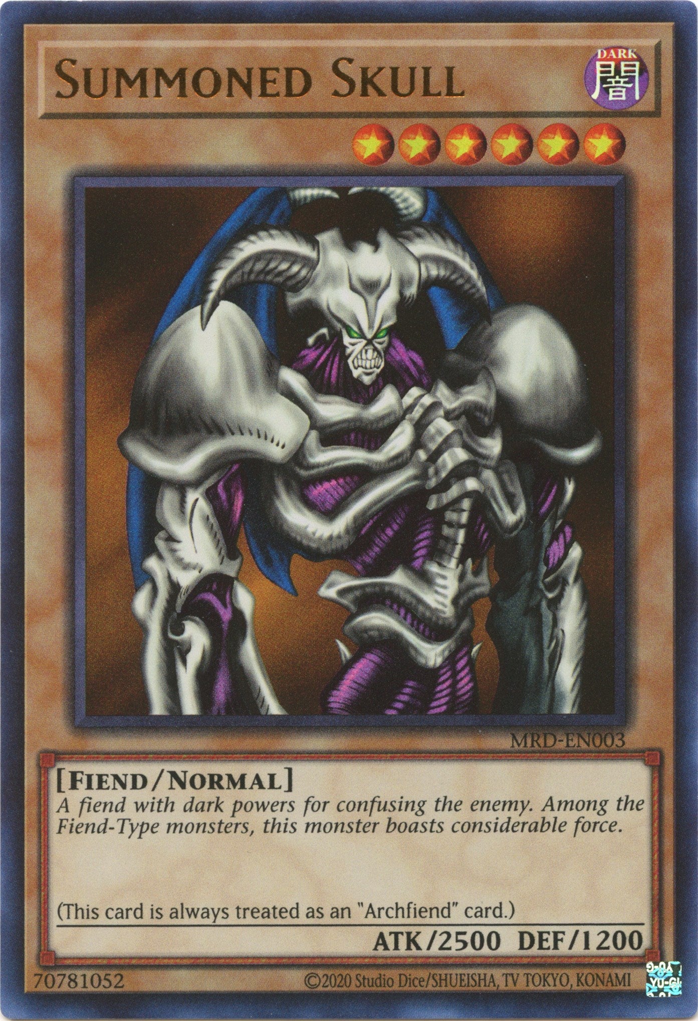 Summoned Skull (25th Anniversary) [MRD-EN003] Ultra Rare | Exor Games Truro