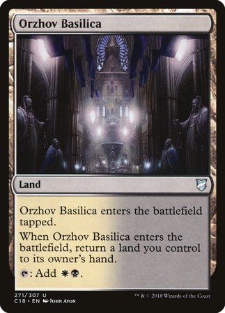 Orzhov Basilica [Commander 2018] | Exor Games Truro