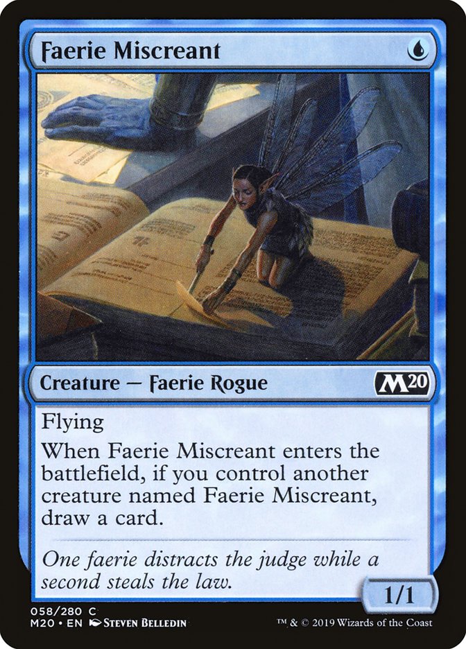 Faerie Miscreant [Core Set 2020] | Exor Games Truro