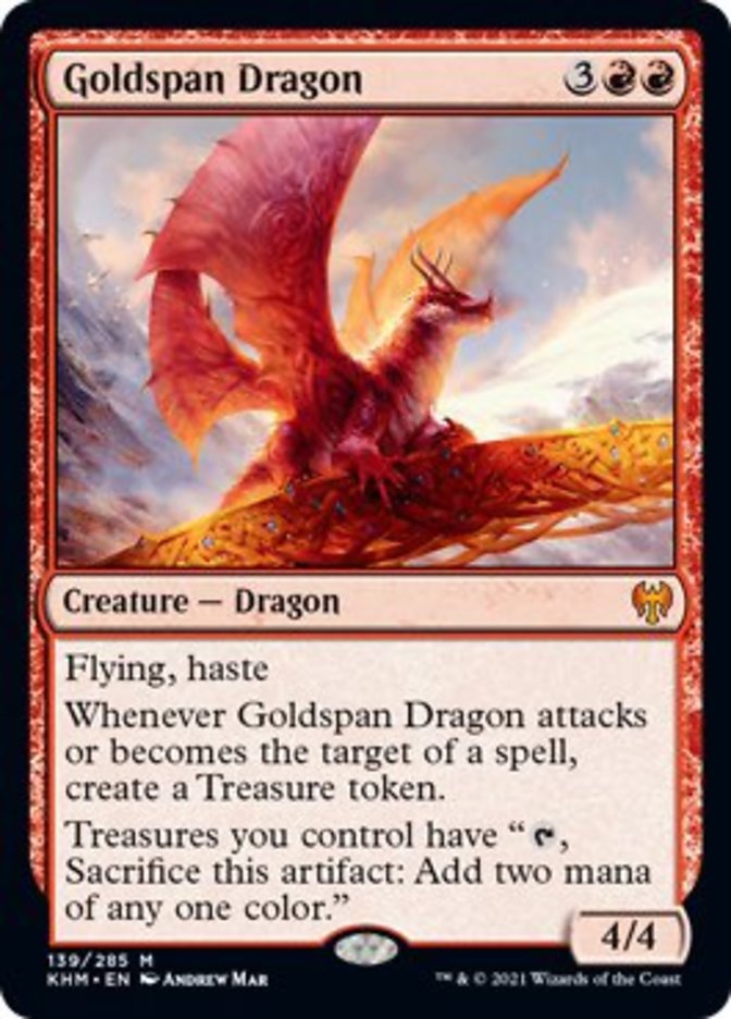 Goldspan Dragon [Kaldheim] | Exor Games Truro