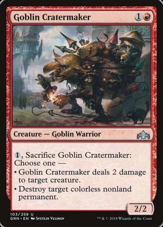 Goblin Cratermaker [Guilds of Ravnica] | Exor Games Truro