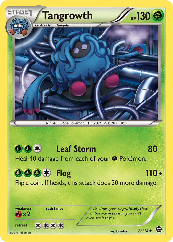 Tangrowth (2/114) [XY: Steam Siege] | Exor Games Truro
