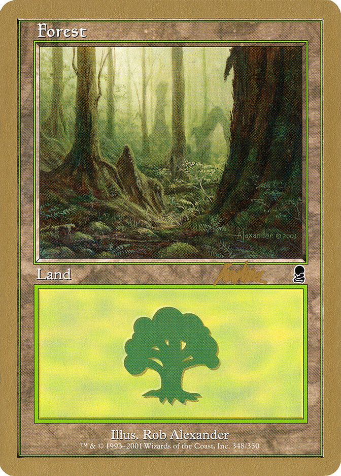 Forest (bk348) (Brian Kibler) [World Championship Decks 2002] | Exor Games Truro