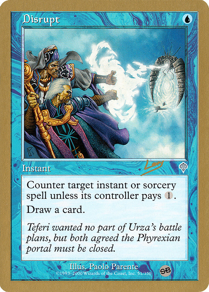 Disrupt (Raphael Levy) (SB) [World Championship Decks 2002] | Exor Games Truro