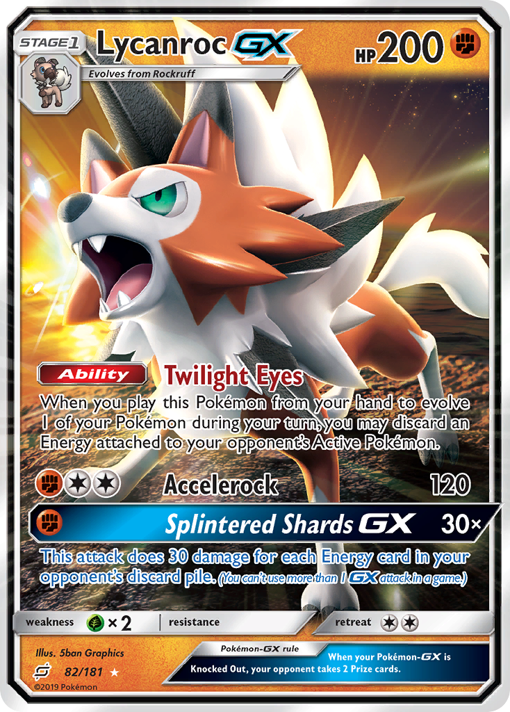 Lycanroc GX (82/181) [Sun & Moon: Team Up] | Exor Games Truro