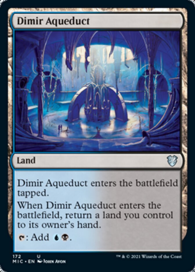 Dimir Aqueduct [Innistrad: Midnight Hunt Commander] | Exor Games Truro