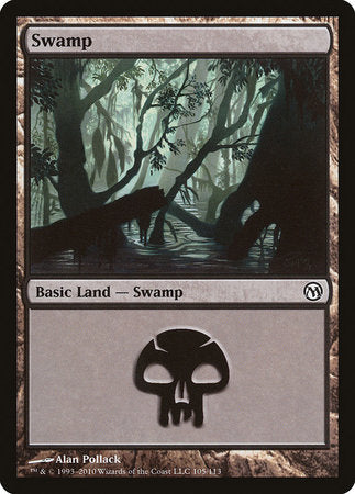 Swamp (105) [Duels of the Planeswalkers] | Exor Games Truro