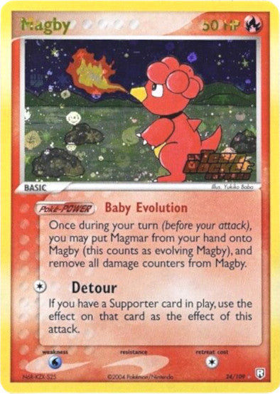 Magby (24/109) (Stamped) [EX: Team Rocket Returns] | Exor Games Truro