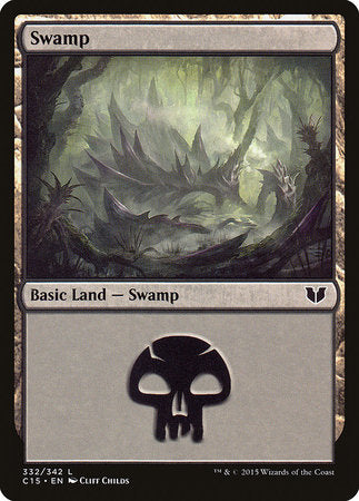 Swamp (332) [Commander 2015] | Exor Games Truro
